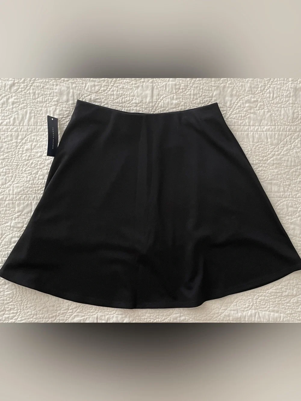 NWT Tommy Hilfiger Big Girls School Uniform A Line Skort Size 14 Black